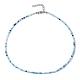 Bling Glass Beaded Necklace for Women(NJEW-PH01492-01)-1