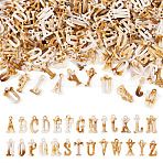 150G Acrylic Pendants, Imitation Gemstone Style, Letter, 25~26x11.5~15x3mm, Hole: 2.5mm, 150g/set(OACR-TA0003-03B)