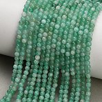 Natural Emerald Beads Strands, Smooth Round, 3~3.5mm, Hole: 0.6~0.7mm, about 133~140pcs/strand, 15.20~15.63''(38.6~39.7cm)(GG-CBA4399-B04-02)