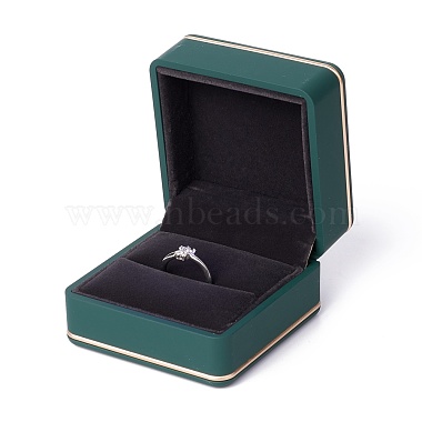 Square Plastic Jewelry Ring Boxes(OBOX-F005-03B)-3