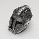 Brass Micro Pave Cubic Zirconia Gladiator Helmet Beads(ZIRC-H026-03B-RS)-2
