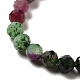 Natural Ruby in Zoisite Beads Strands(G-I341-13A)-4