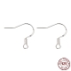 925 Sterling Silver Flat Coil Earwire(X-STER-S002-53)-1
