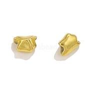 304 Stainless Steel Beads, Nuggets, Golden, 7x5x4.5mm, Hole: 1.4mm(STAS-M071-01J-G)