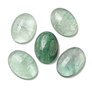 Natural Green Fluorite Cabochons, Oval, 18x13x5~5.5mm(X-G-C115-01A-09)