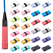 26Pcs 13 Colors PU Leather Anti-slip Tennis Racquet Overgrips, Flat, Mixed Color, 1100x25x0.7mm, 2pcs/color(AJEW-FH0004-62)