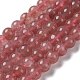 Natural Strawberry Quartz Beads Strands(G-R435-03-A01)-1