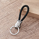 Braided PU Leather Keychains(RO3493)-4