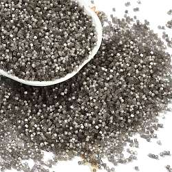 Imitation Cat Eyes Glass Seed Beads, Dyed, Cylinder, Black, 1.6x1.3mm, Hole: 0.8mm, about 1333pcs/10g(X1-SEED-H003-03N)