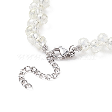 Glass Teardrop Beaded Necklaces(NJEW-JN04273-01)-4