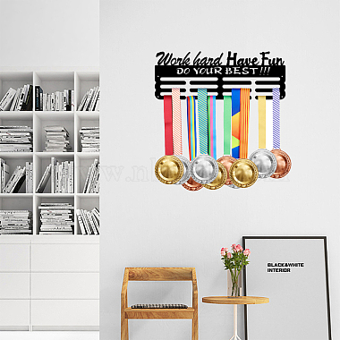 Fashion Iron Medal Hanger Holder Display Wall Rack(ODIS-WH0021-344)-6
