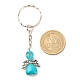 Dyed Synthetic Turquoise Keychains(KEYC-JKC00328-04)-2