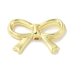 Rack Plating Alloy Beads, Cadmium Free & Nickel Free & Lead Free, Bowknot, Golden, 14x21x3.5mm, Hole: 1.5mm(PALLOY-P304-28G)