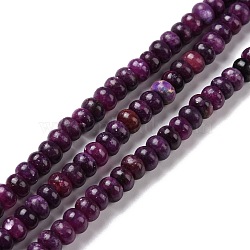 Natural Kunzite Beads Strands, Rondelle, 6x4mm, Hole: 0.8mm, about 105pcs/strand, 16.14 inch(41cm)(G-G852-03B)