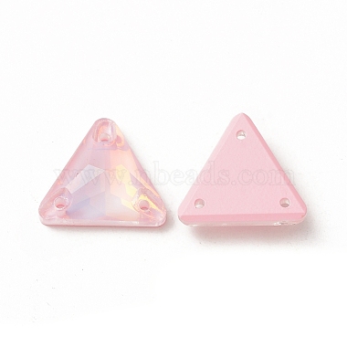 Effet moka forme triangle cousue sur strass(GLAA-A024-06B)-3