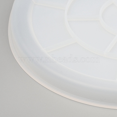 Moules en silicone pour assiette plate avec poignée à motif(DIY-L021-56)-4