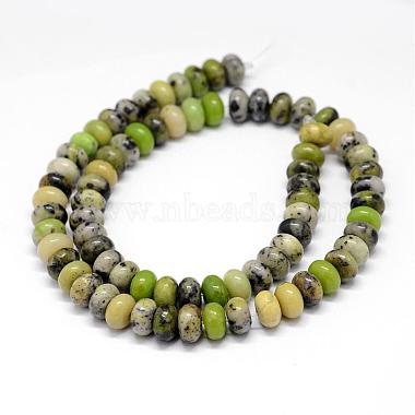 Chapelets de perles en serpentine naturelle(G-N0170-001-6.5mm)-2
