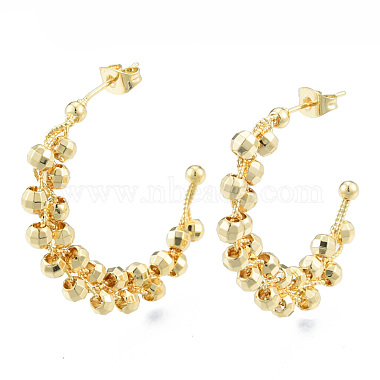 Brass Stud Earrings for Women(EJEW-N011-95)-4