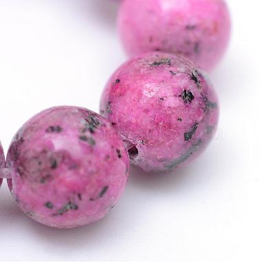 Chapelets de perles en jaspe sésame naturel / jaspe kiwi(G-R345-10mm-13)-4