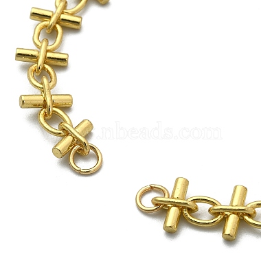 Brass Handmade Link Chains(AJEW-TA00005)-2