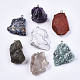 Природные смешанные подвески драгоценных камней(G-N332-022)-1