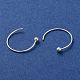 925 Sterling Silver Earring Hooks(STER-K177-01S)-3