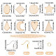 Kit de fabrication de boucles d'oreilles géométriques Sunnyclue DIY(DIY-SC0020-58)-2