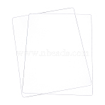 Transparent Acrylic Pressure Plate, Cutting Pads, Rectangle, Clear, 19.65x15x0.3cm(OACR-WH0003-31A)