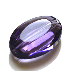 Imitation Austrian Crystal Beads, Grade AAA, Faceted, Oval, DarkSlate Blue, 13x10x5mm, Hole: 0.9~1mm(SWAR-F072-13x10mm-26)