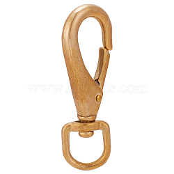 Brass Swivel Clasps, Antique Golden, 115x40.5x14.5mm(KK-AR0001-93B)
