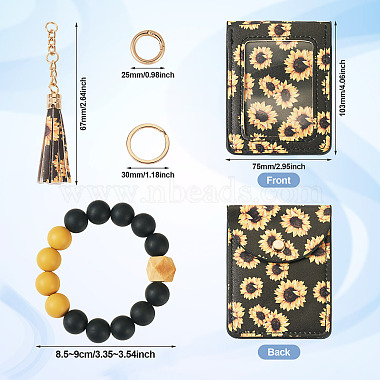 Silicone Beads Keychain(KEYC-TAC00017)-4