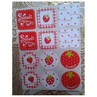 Colorful Fruit Paper Stickers