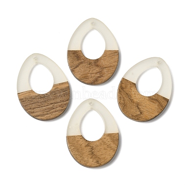 Camel Teardrop Wood Pendants