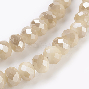 Chapelets de perles en verre galvanoplastique(GLAA-K027-FR-B03)-3