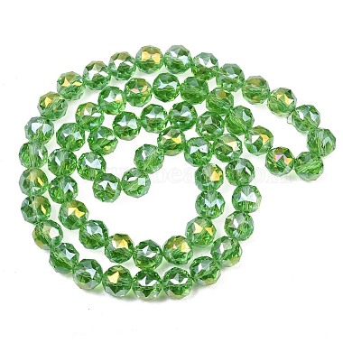 Transparent Electroplate Glass Beads Strands(EGLA-N002-34C-B12)-2