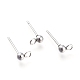 304 Stainless Steel Ear Stud Components(STAS-F227-18E-P)-1