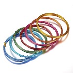 Round Aluminum Craft Wire, for DIY Arts and Craft Projects, Mixed Color, 12 Gauge, 2mm, 5m/roll(16.4 Feet/roll)(AW-D009-2mm-5m-M)