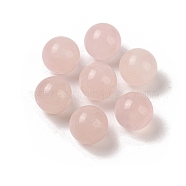 Natural Rose Quartz No Hole Sphere Beads, Round, 12mm(G-K353-04B-01)