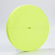 Colored Flat Elastic Rubber Band, Webbing Garment Sewing Accessories, Green Yellow, 25mm, about 43.74 yards(40m)/roll(EC-WH0002-01)