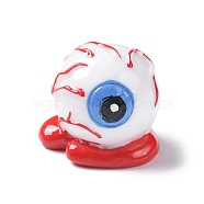 Halloween Ornament, Resin Statue Display Decoration, Micro Landscape Home Decoration, Eye, 23.5x27x23mm(DJEW-A011-01C)