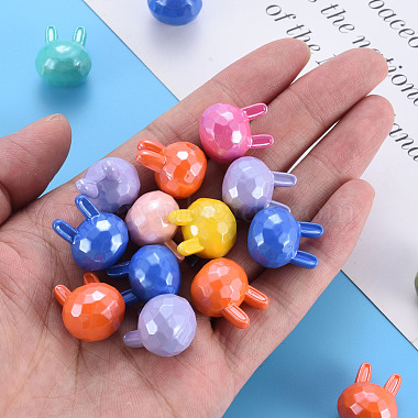 Pearlized Opaque Acrylic Beads(MACR-S373-40I)-5