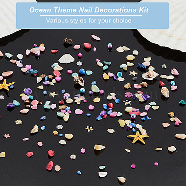 Ocean Theme Nail Decorations Kit(MRMJ-OC0003-18)-5