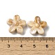 不透明なツートンカラーのアクリルビーズ(OACR-G042-05)-3