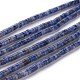 Натуральное синее пятно нитки из бисера яшмы(G-H230-25)-1