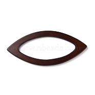 Wooden Handles Replacement, for Handmade Bag Handbags Purse Handles, Horse Eye, Brown, 20x9x0.9cm, Inner Diameter: 1.42cm(FIND-Z001-02A)
