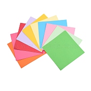100 Sheets Origami Paper, Handmade Folding Paper, for Kids School DIY and Arts & Crafts, Mixed Color, 200x200x9.5mm, 10 colors, 100 sheets/Bag(DIY-H151-01A)