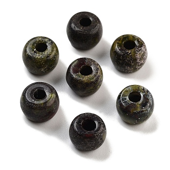 Natural Dragon Blood Beads, Barrel, 8~8.4x5~6.6mm, Hole: 2~3.2mm