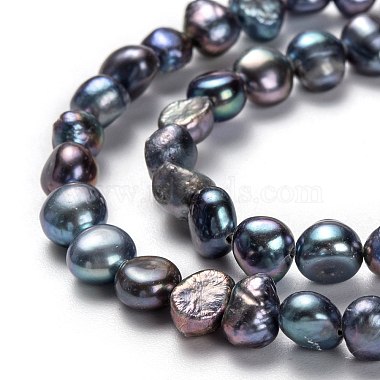 Natural Cultured Freshwater Pearl Beads Strands(PEAR-L033-45G)-2