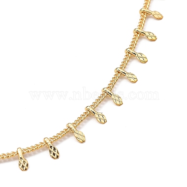 Латунные Снаряженная цепи ожерелья(NJEW-JN03070-02)-2