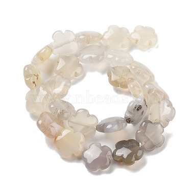 Natural White Agate Beads Strands(G-F769-G01-01)-3